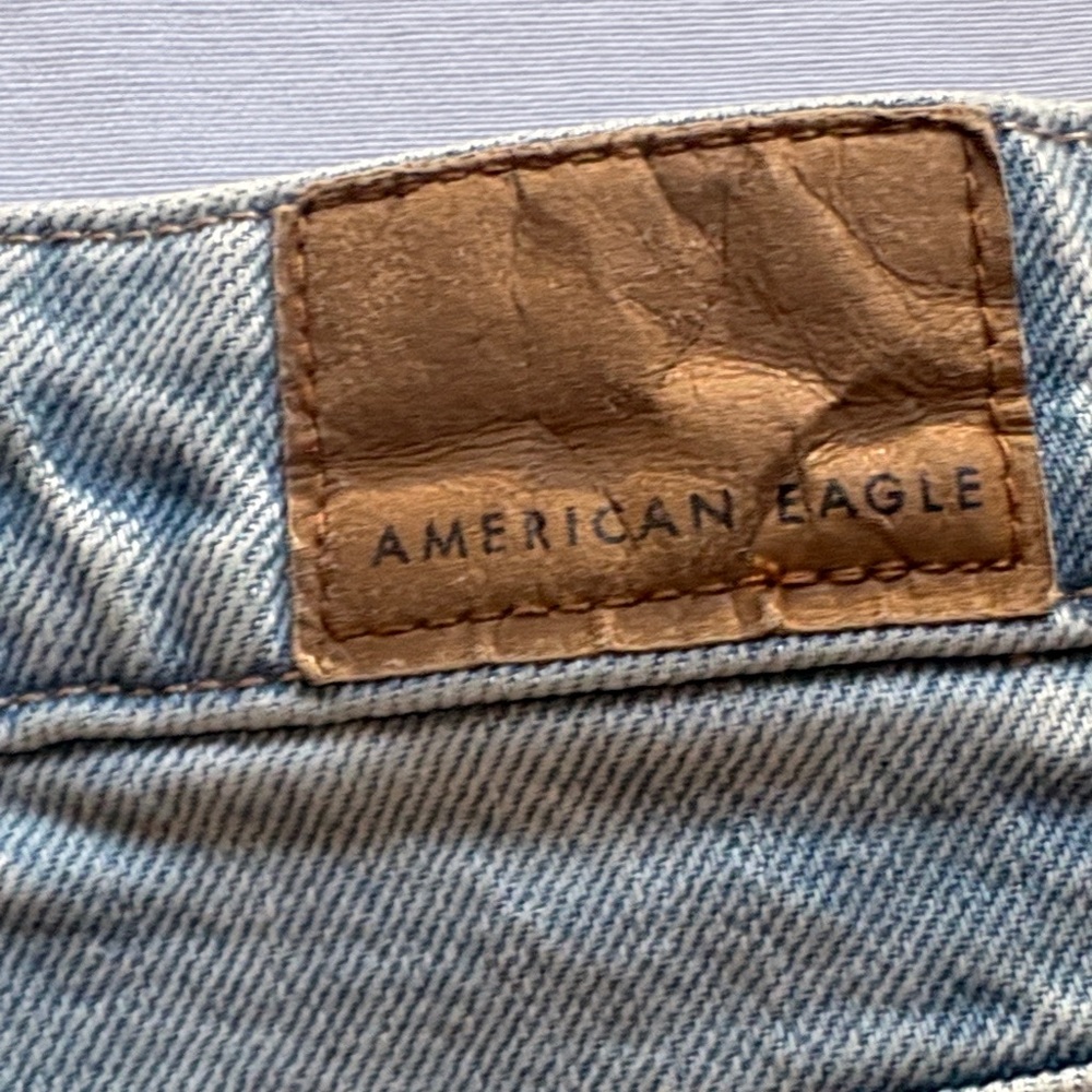 American Eagle Outfitters Light Blue Denim Mini Skirt- size 00 - Picture 6 of 13